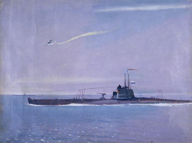 Нисский Г.Г. Подводная лодка. 1940-е Нисский Г.Г. Подводная лодка. 1940-е